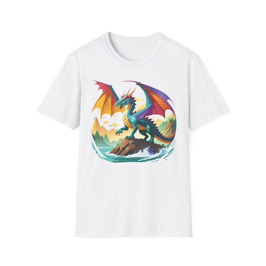 Dragon T Shirt, Dragon Shirt, Shirt with Animals, Animal Shirt