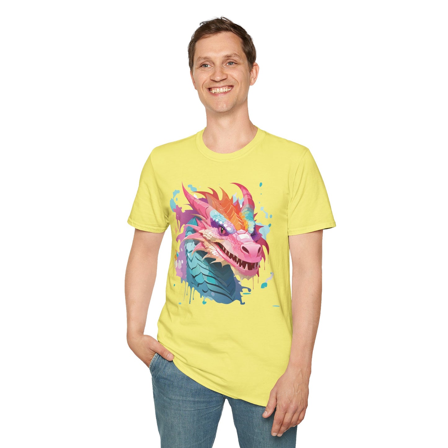 Dragon T Shirt, Dragon Shirt, Shirt with Animals, Animal Shirt