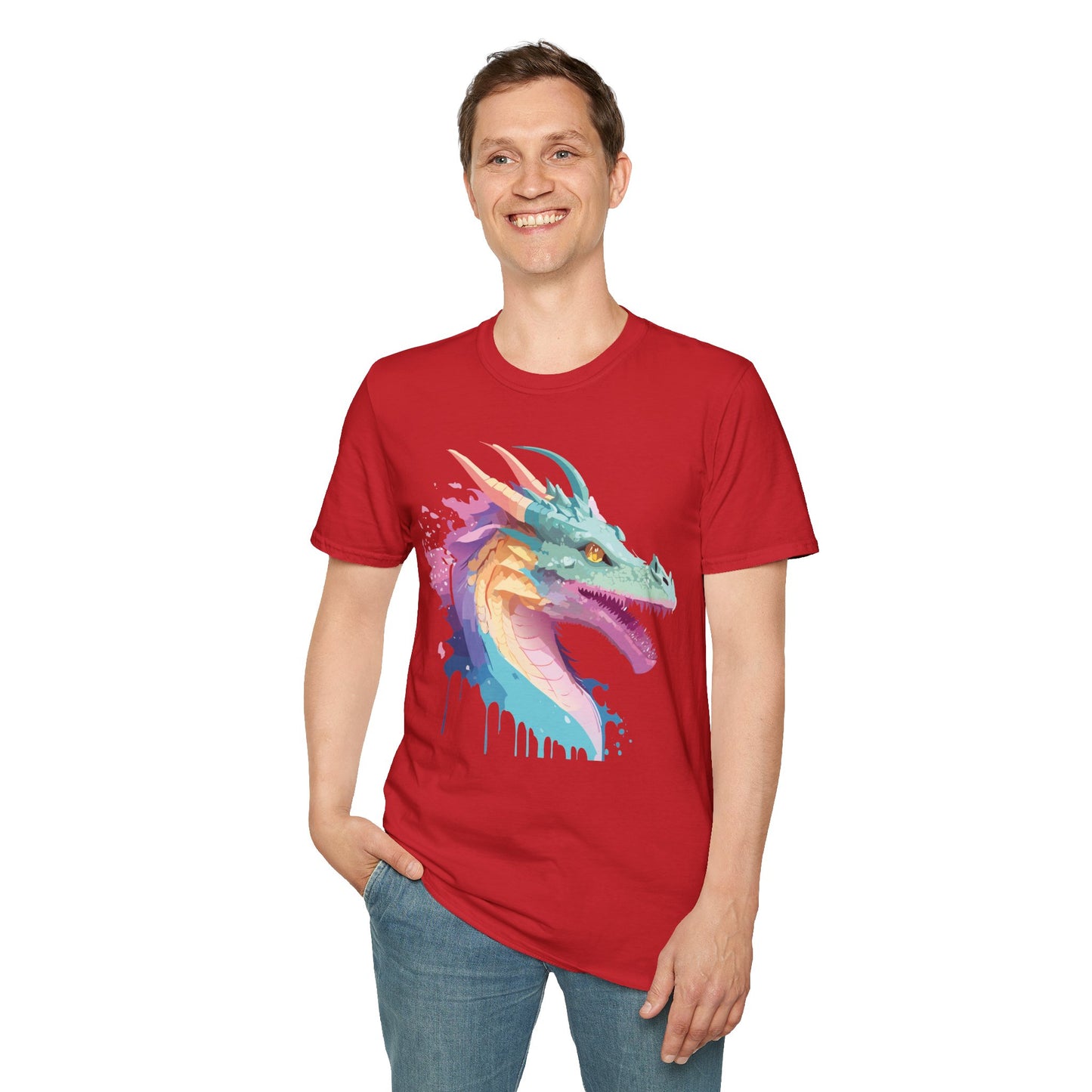 Dragon T Shirt, Dragon Shirt, Shirt with Animals, Animal Shirt