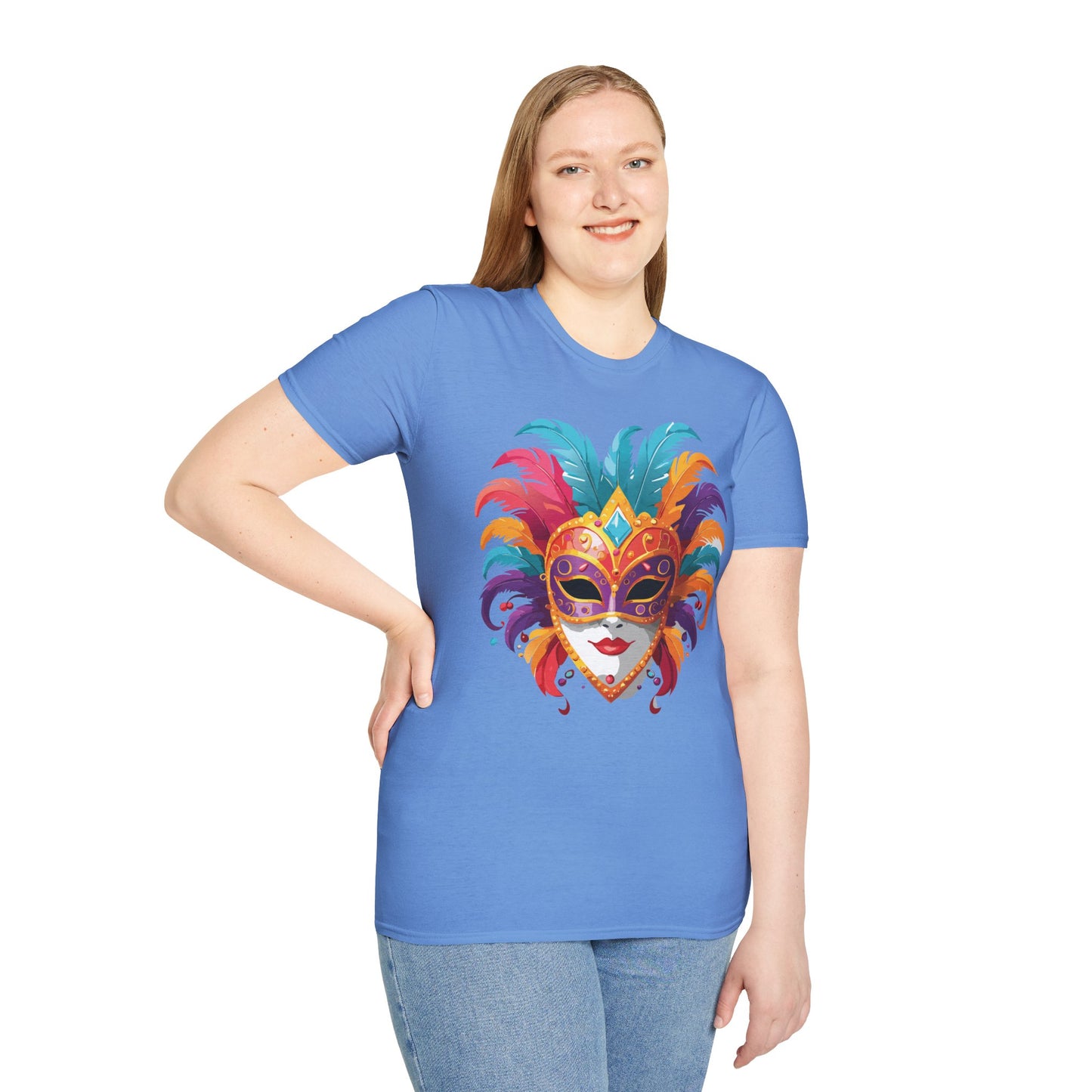Mask Tee Shirt, Mask Shirt, Shirt with Mask, Masquerade Tees