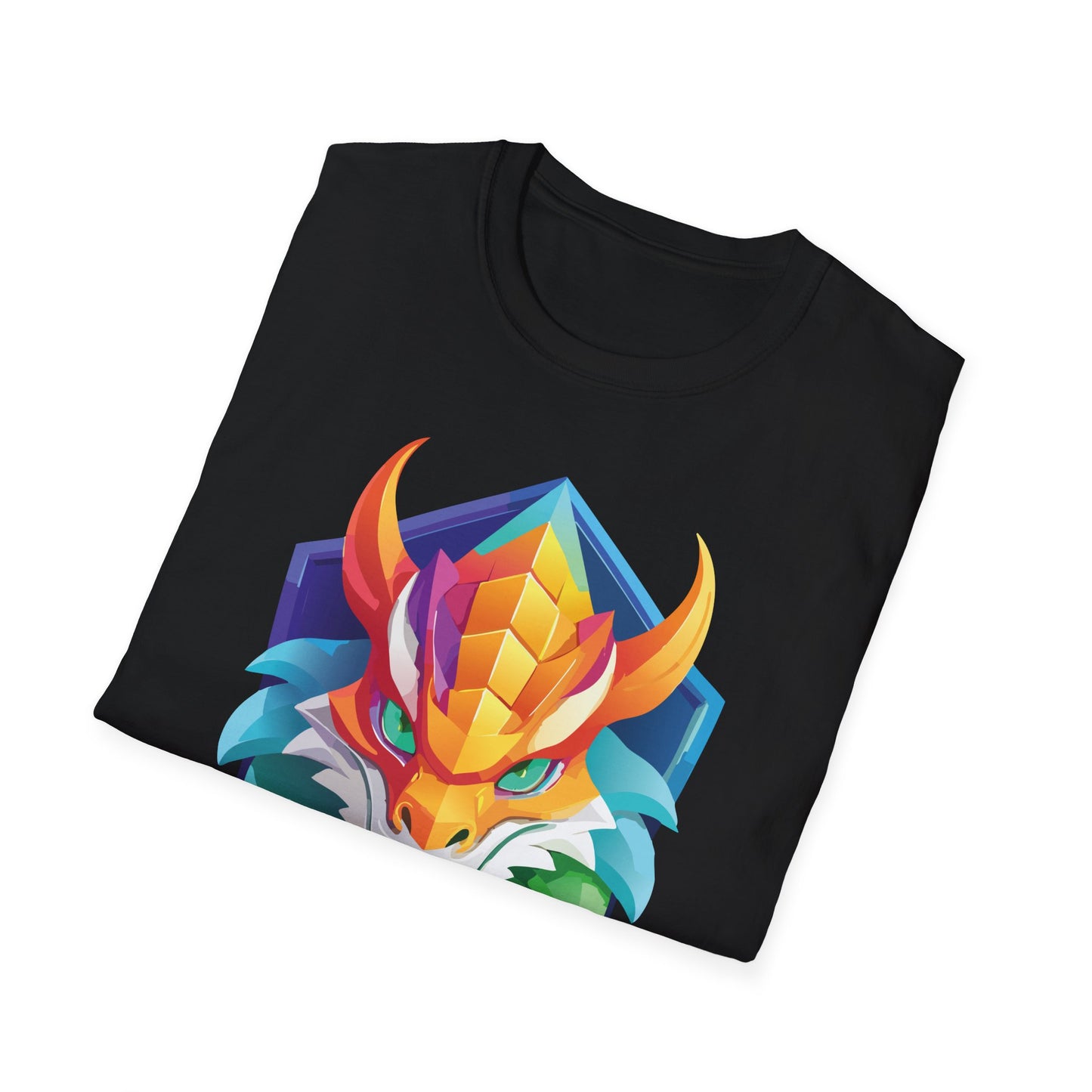 Unisex Dragon T Shirt Softstyle 64000 100 Percent Ring Spun Cotton Comfortable Tee