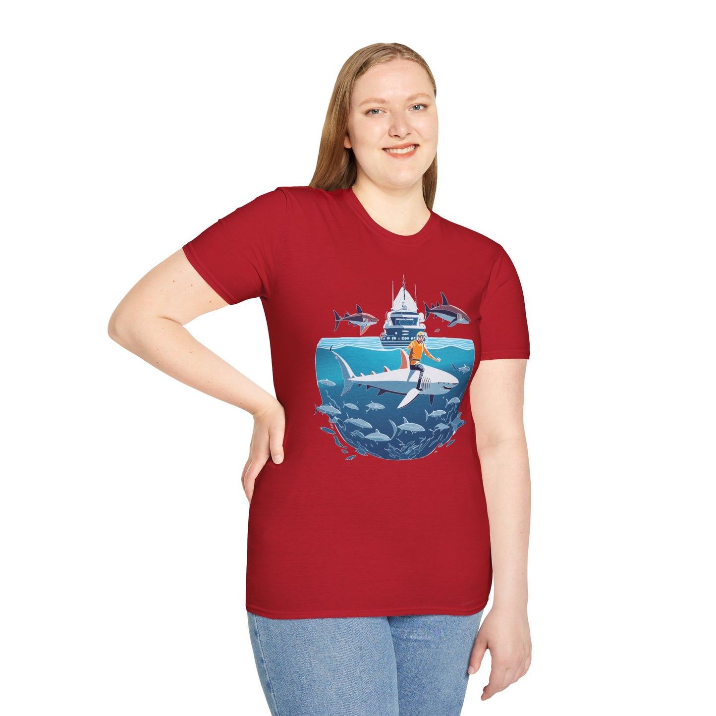 Ocean Tee Shirt, Ocean Shirt, Shirt with Ocean, U boat Tees, Shirt with U-Boat