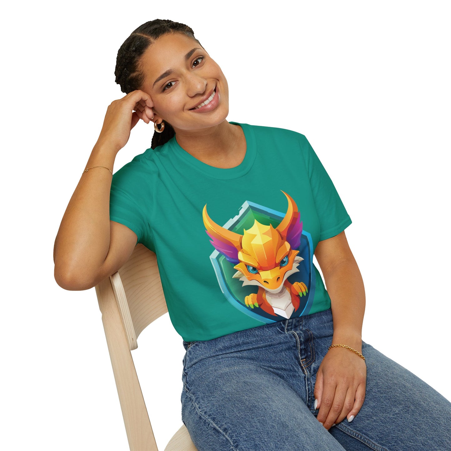Dragon T Shirt, Dragon Shirt, Shirt with Animals, Animal Shirt