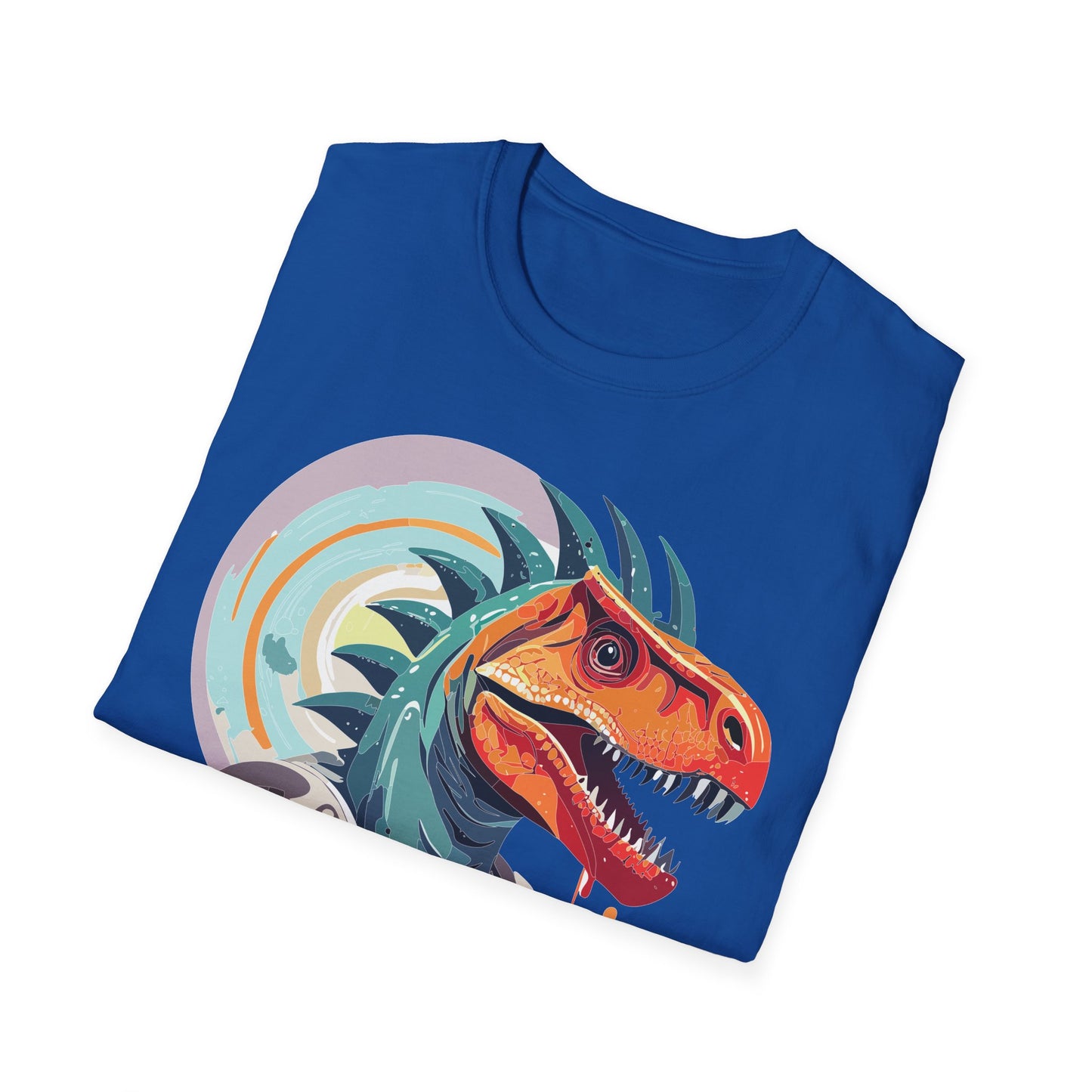 Unisex Gildan Softstyle 64000 Alien T Shirt With Cosmos Space Alien Art Graphic Tee