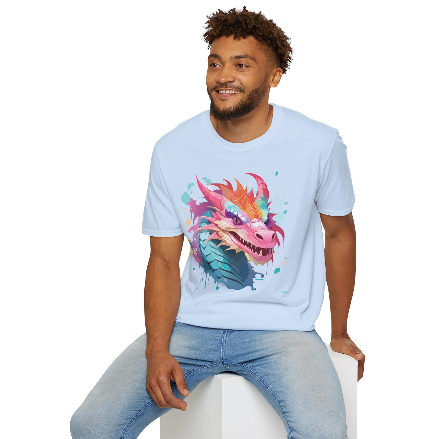 Dragon T Shirt, Dragon Shirt, Shirt with Animals, Animal Shirt