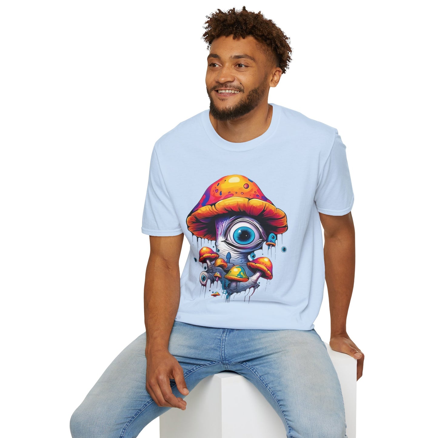 Mashroom Tee Shirt, Mashroom Shirt, Shirt with Funny Mashroom, Shirt with Fungus