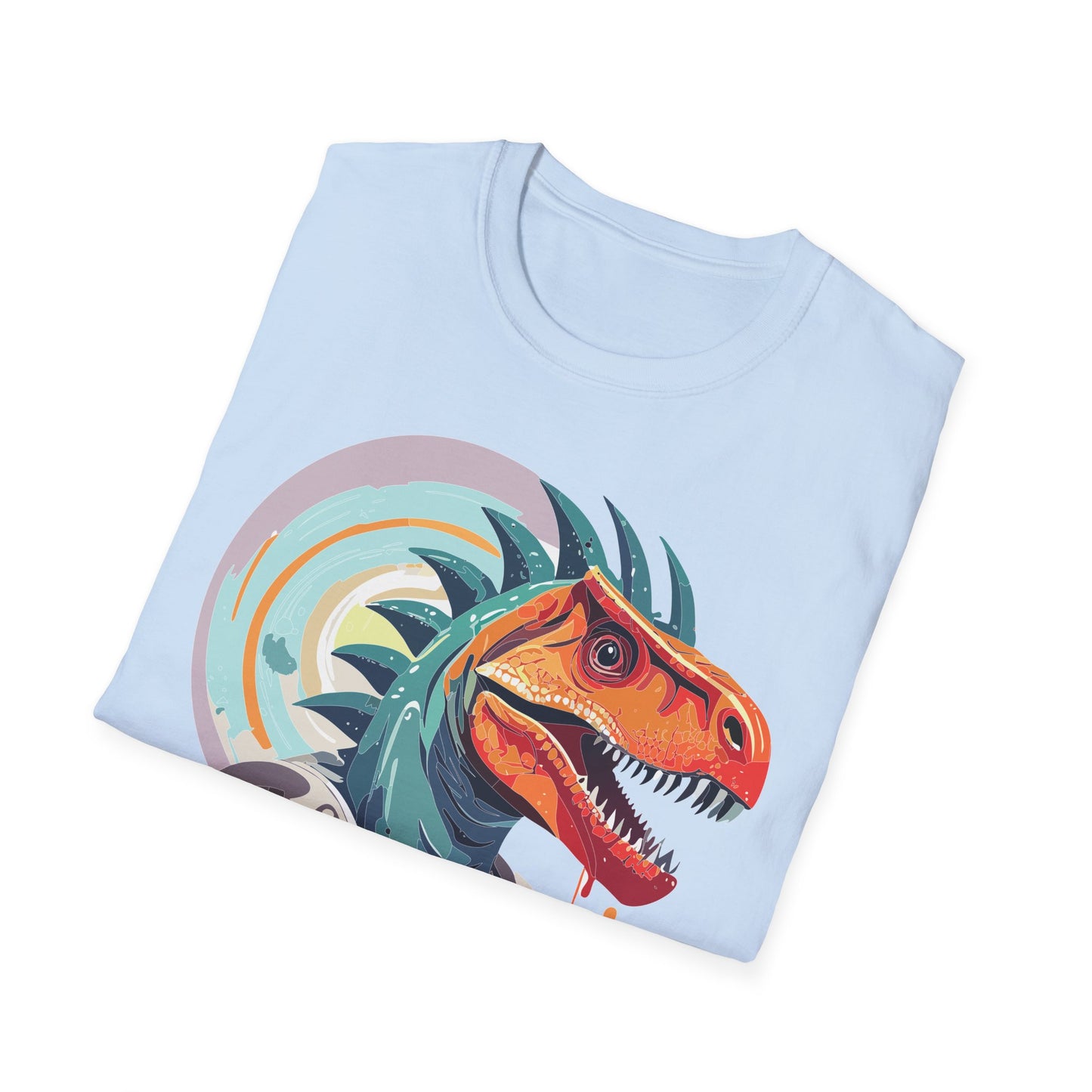 Unisex Gildan Softstyle 64000 Alien T Shirt With Cosmos Space Alien Art Graphic Tee