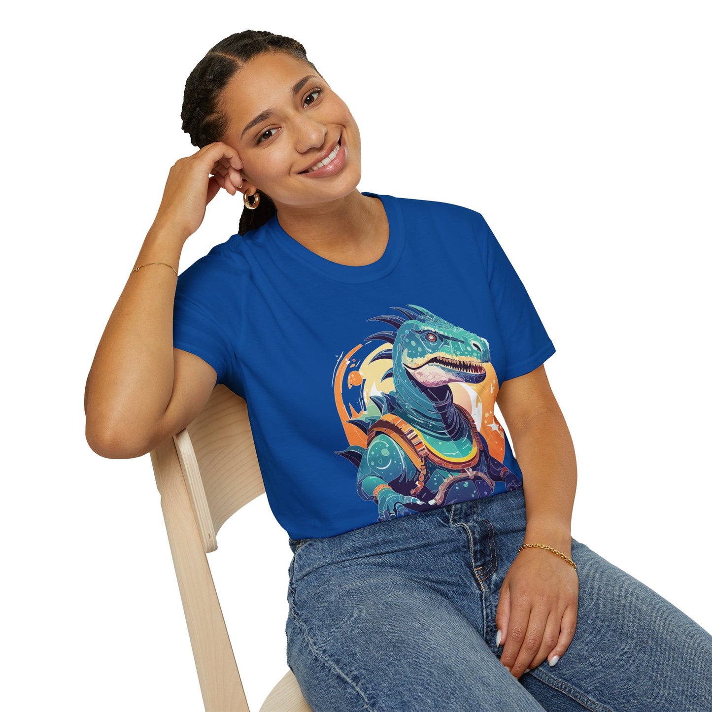 Alien T Shirt Cosmos Design Unisex Softstyle 64000 Graphic Artwork Tee With Aliens