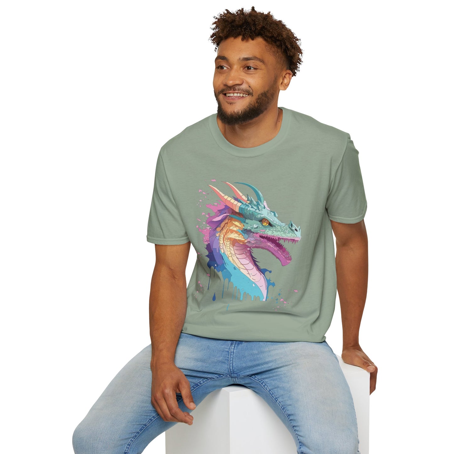 Dragon T Shirt, Dragon Shirt, Shirt with Animals, Animal Shirt