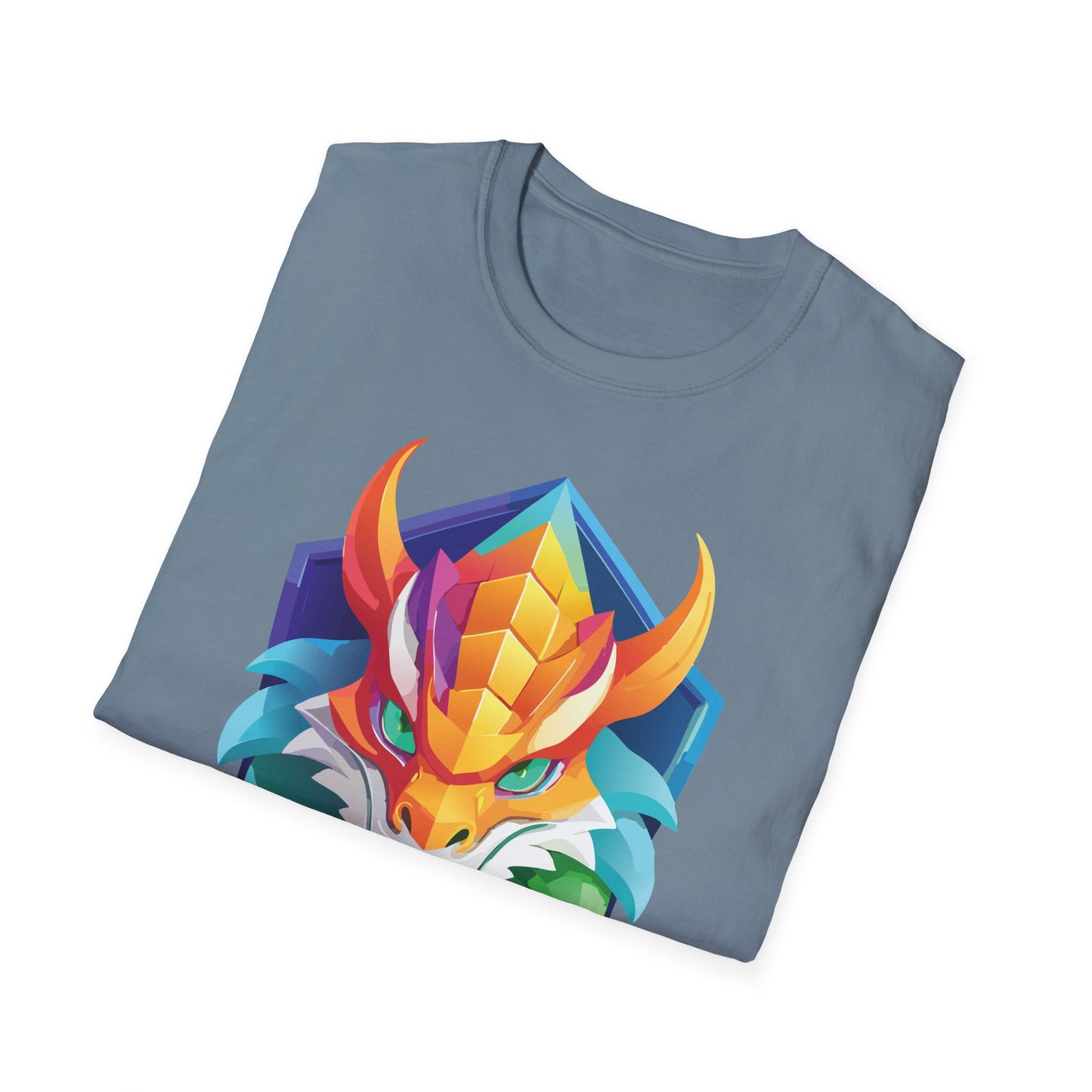 Unisex Dragon T Shirt Softstyle 64000 100 Percent Ring Spun Cotton Comfortable Tee