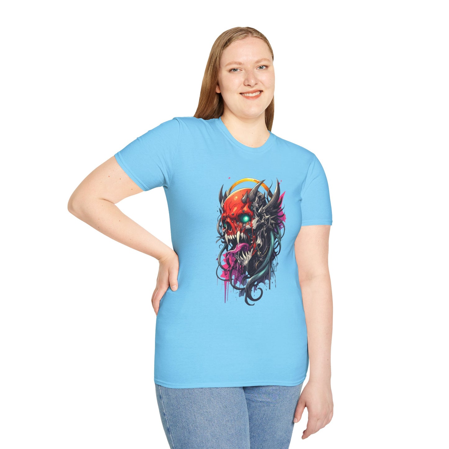 Skull Tee Shirt, Skeleton Shirt, Shirt with Skull, Shirt with Skeleton