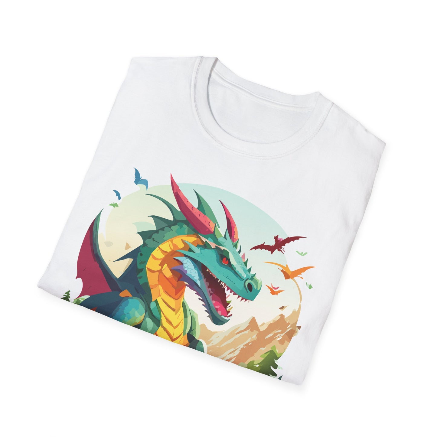 Dragon T Shirt, Dragon Shirt, Shirt with Animals, Animal Shirt