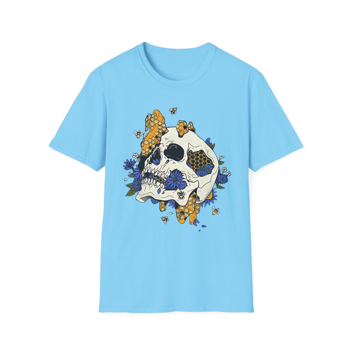 Skull Tee Shirt, Skeleton Shirt, Shirt with Skull, Shirt with Skeleton