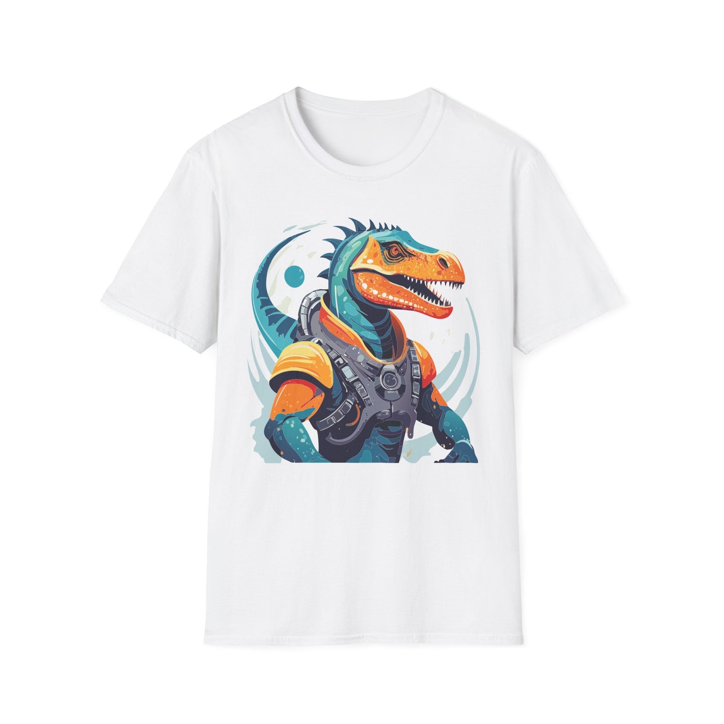 Gildan Alien Cosmos T Shirt Unisex Softstyle 64000 Cotton Tee With Alien Art Design Graphic Print