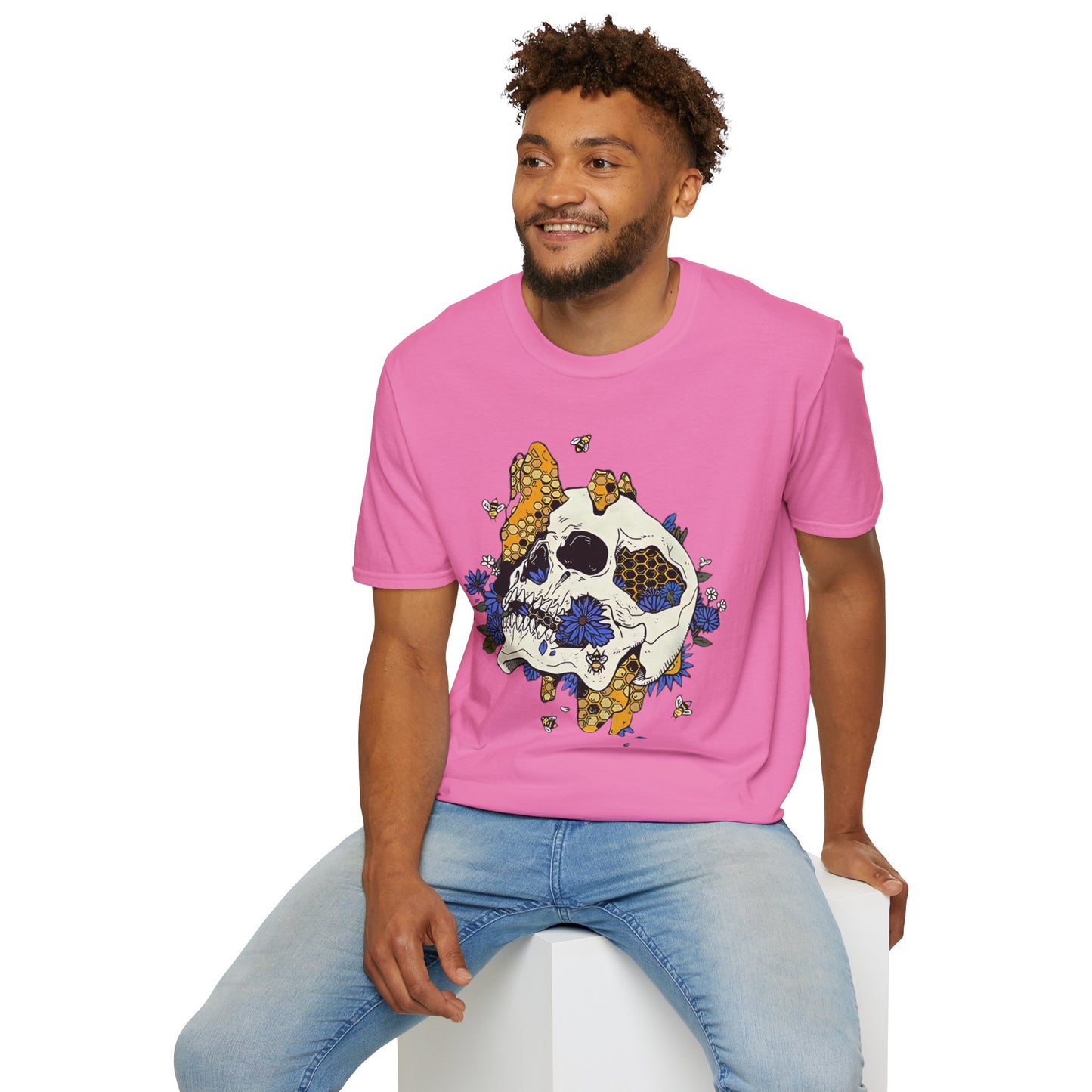 Skull Tee Shirt, Skeleton Shirt, Shirt with Skull, Shirt with Skeleton