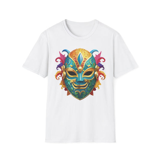 Mask Tee Shirt, Mask Shirt, Shirt with Mask, Masquerade Tees