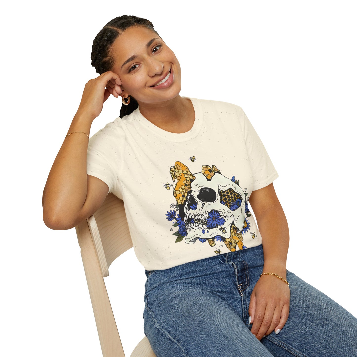 Skull Tee Shirt, Skeleton Shirt, Shirt with Skull, Shirt with Skeleton