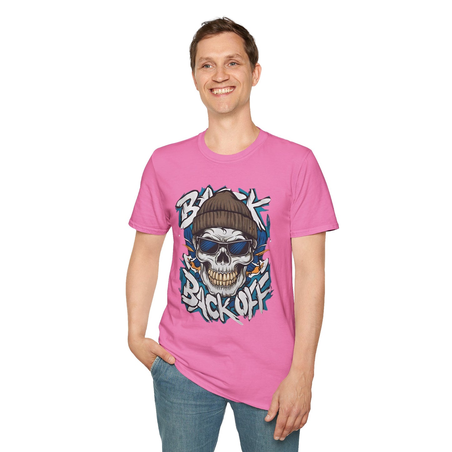 Gildan Softstyle Skull Tee Shirt Unisex Skeleton Design 100 Percent Cotton Graphic Tee