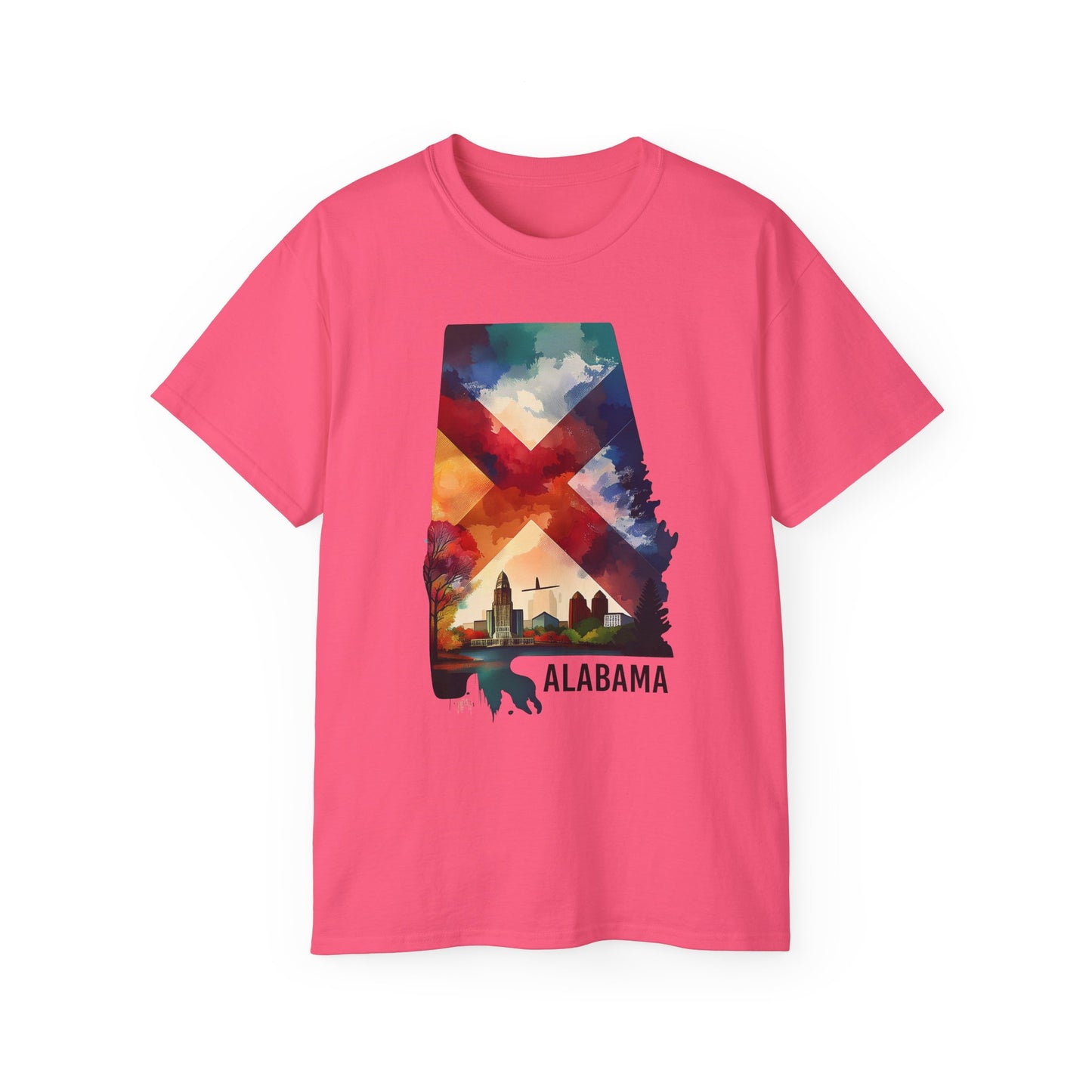 Alabama Graphic Unisex 100 Cotton T‑Shirt 1