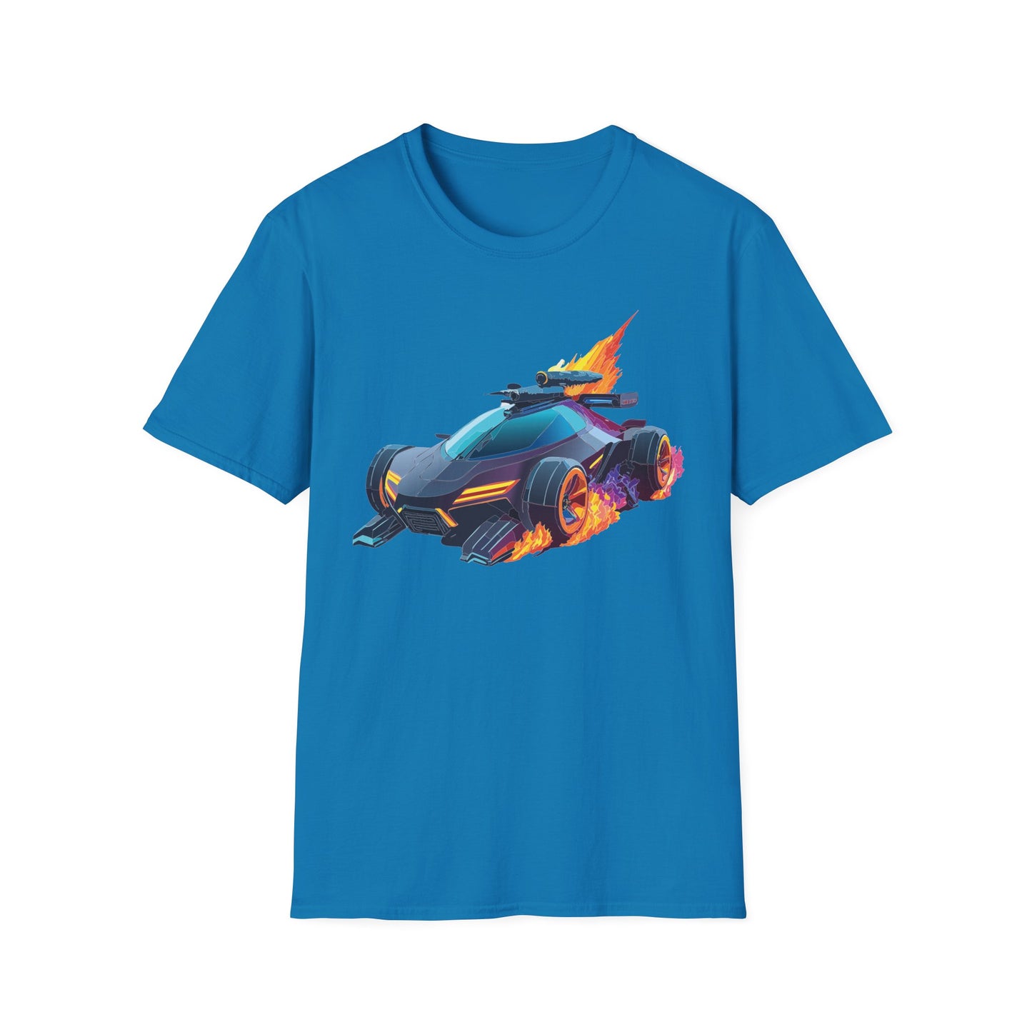 Unisex Car T Shirt Hot Wheels Cars Shirt 100 Percent Ring Spun Cotton Gildan Softstyle Tee