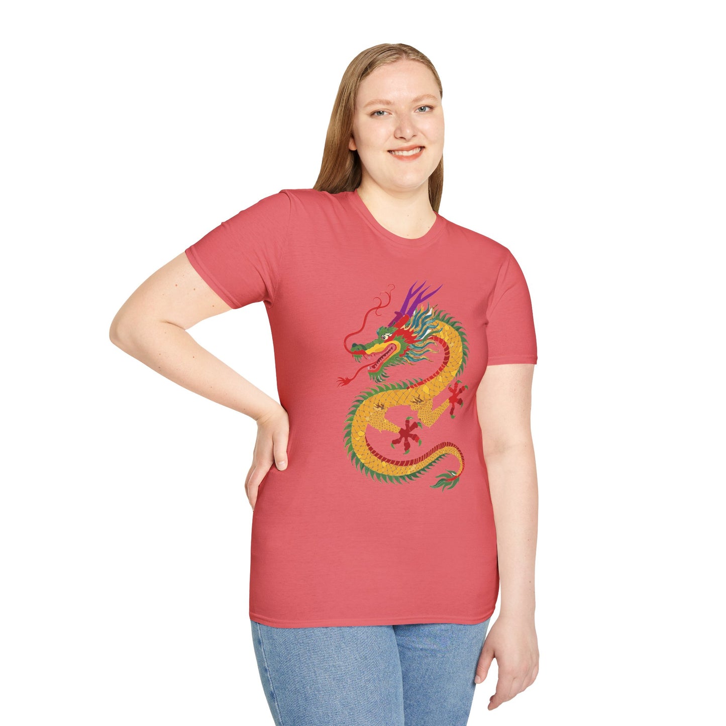 Dragon T Shirt, Dragon Shirt, Shirt with Animals, Animal Shirt