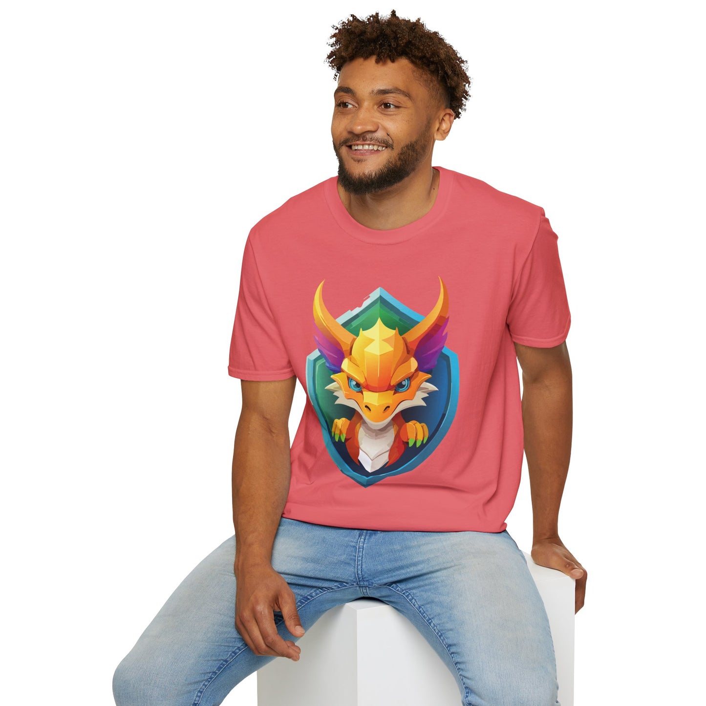 Dragon T Shirt, Dragon Shirt, Shirt with Animals, Animal Shirt
