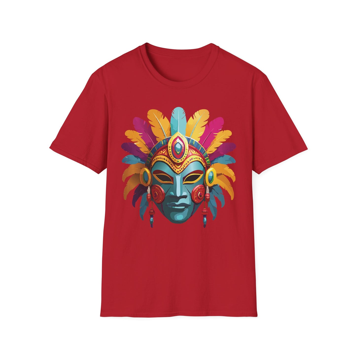 Mask Tee Shirt, Mask Shirt, Shirt with Mask, Masquerade Tees