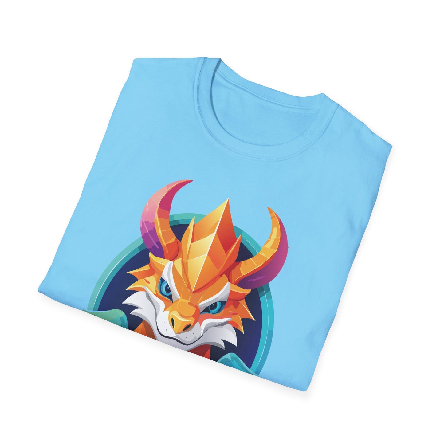Dragon T Shirt Unisex Gildan Softstyle 64000 Comfortable Cotton Tee With Animal Design