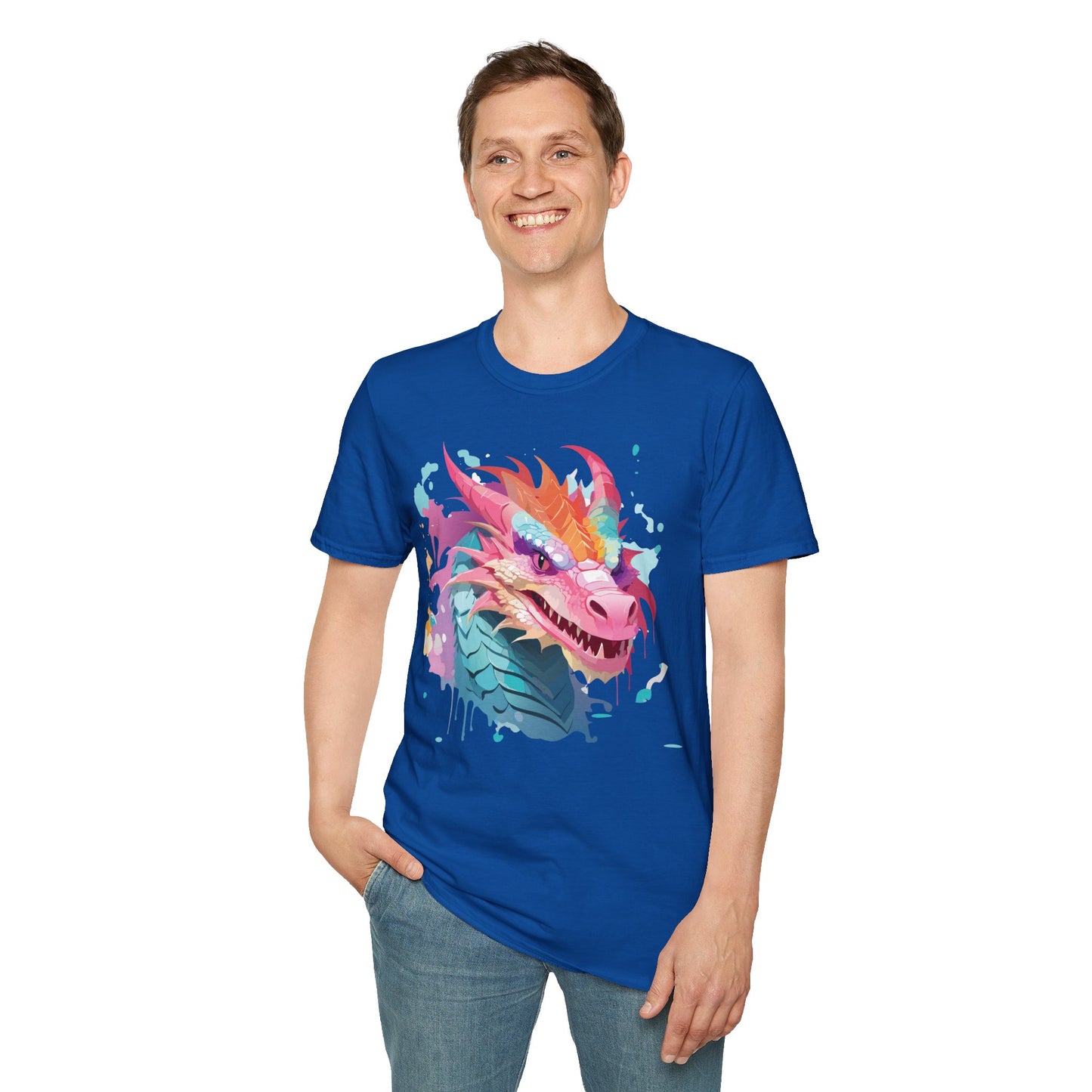 Dragon T Shirt, Dragon Shirt, Shirt with Animals, Animal Shirt