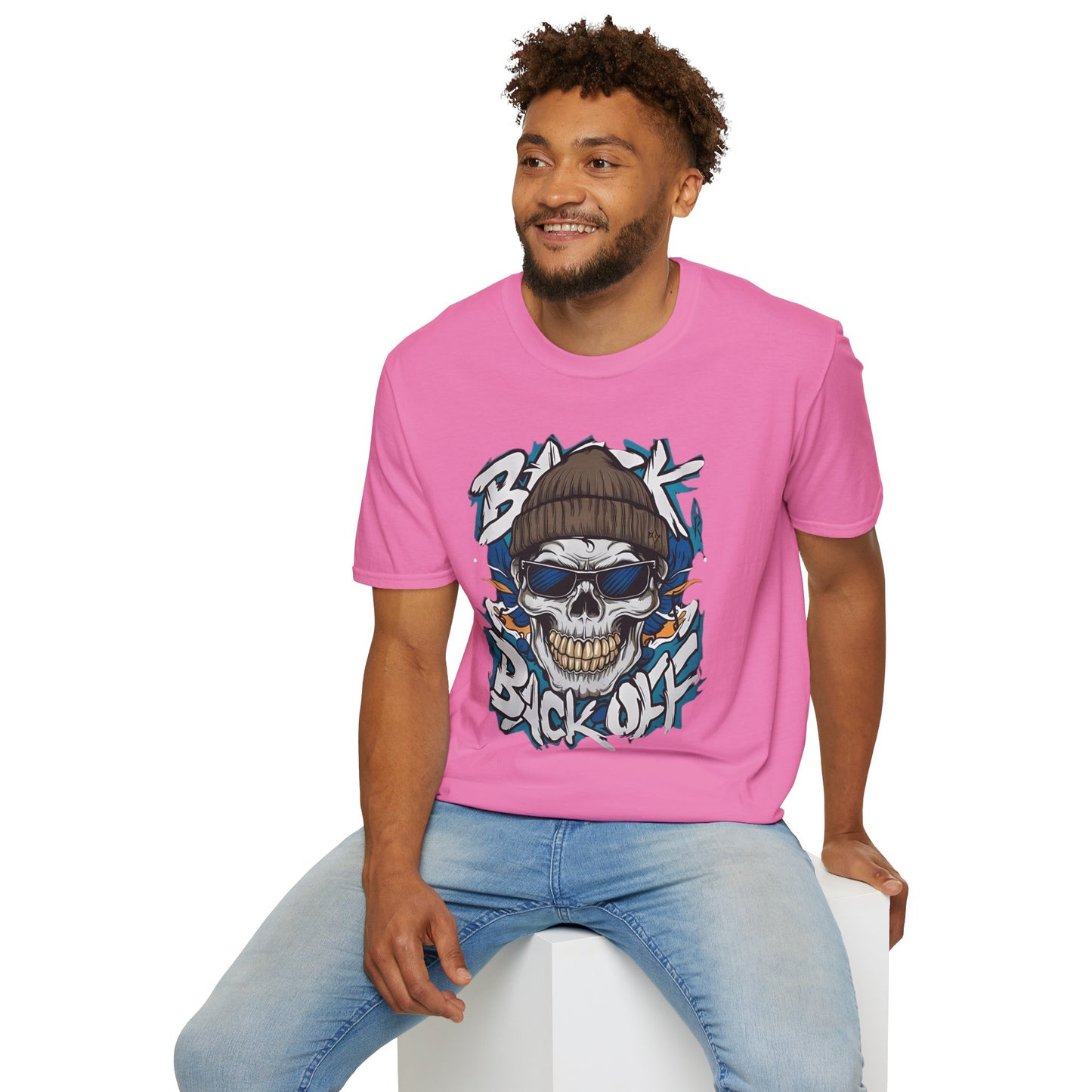Gildan Softstyle Skull Tee Shirt Unisex Skeleton Design 100 Percent Cotton Graphic Tee