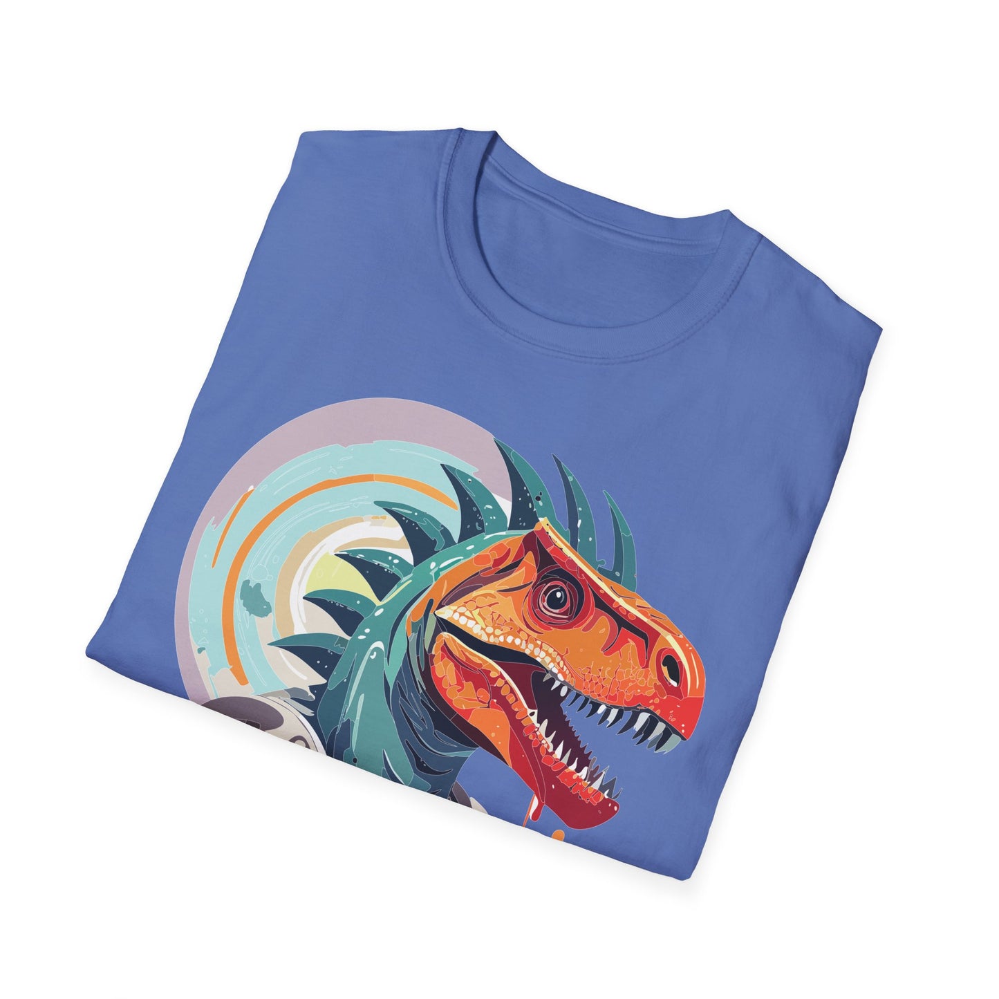 Unisex Gildan Softstyle 64000 Alien T Shirt With Cosmos Space Alien Art Graphic Tee