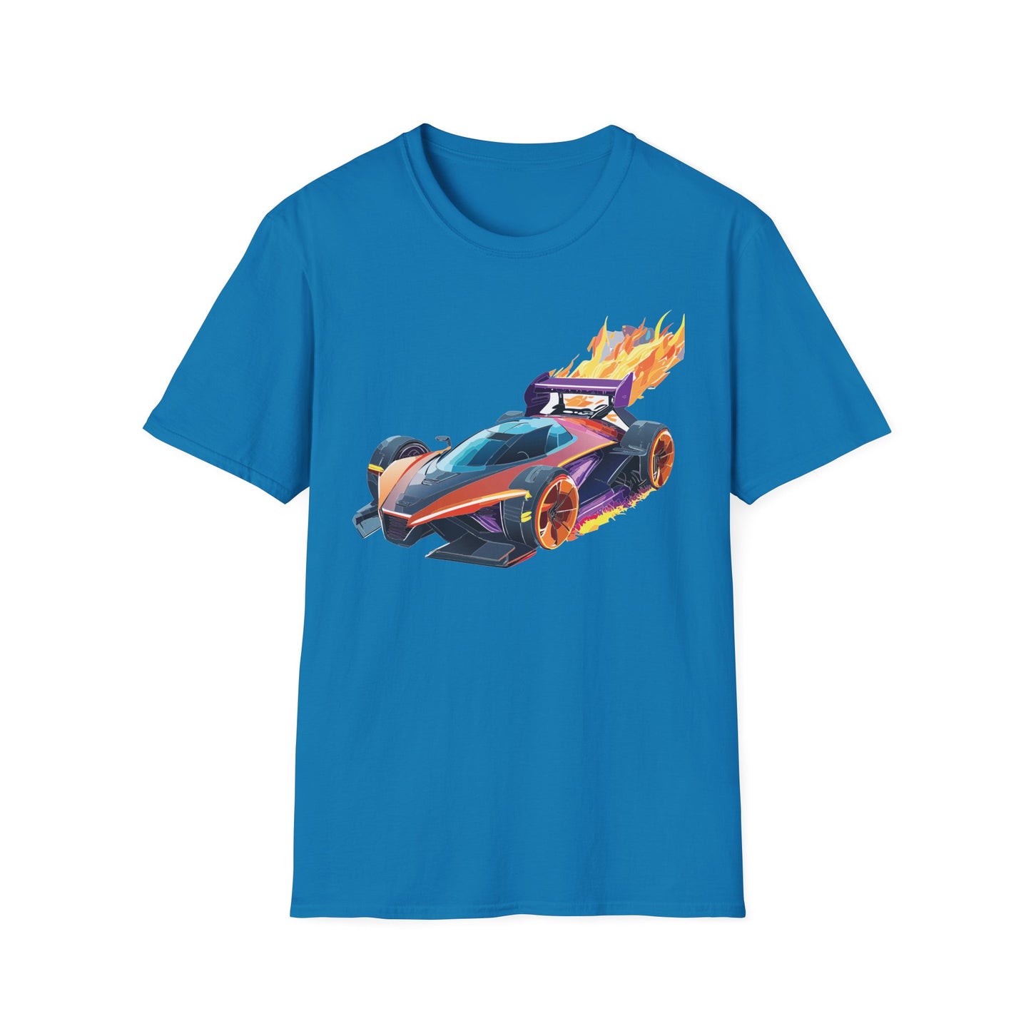 Unisex Car T Shirt Hot Wheels Graphic Tee Car Shirt Gildan Softstyle 64000 Cotton Tee