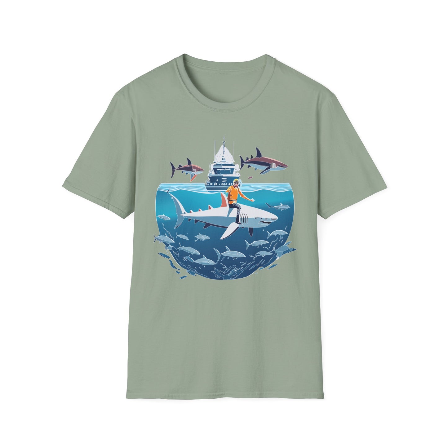 Ocean Tee Shirt, Ocean Shirt, Shirt with Ocean, U boat Tees, Shirt with U-Boat