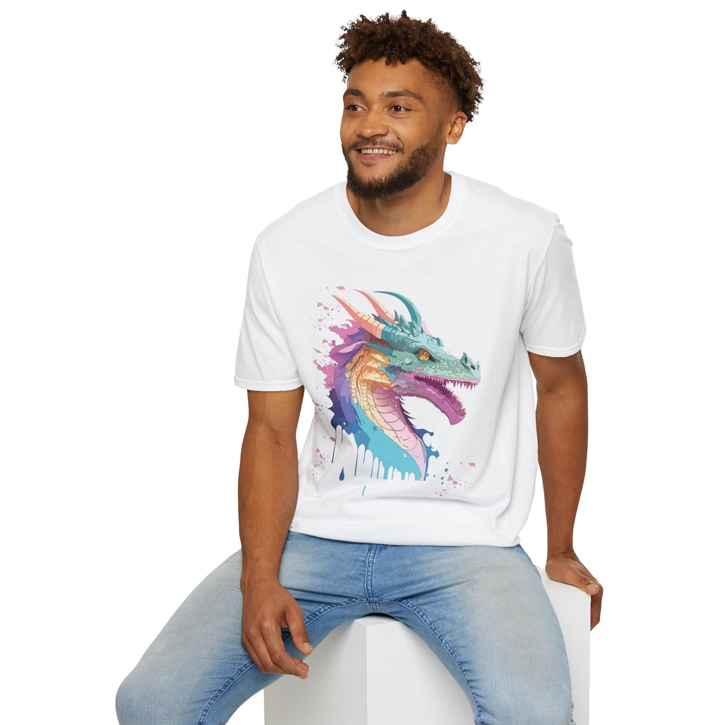 Dragon T Shirt, Dragon Shirt, Shirt with Animals, Animal Shirt