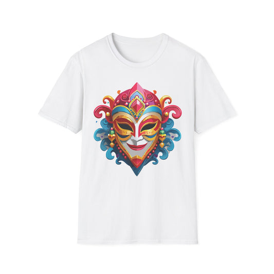Mask Tee Shirt, Mask Shirt, Shirt with Mask, Masquerade Tees