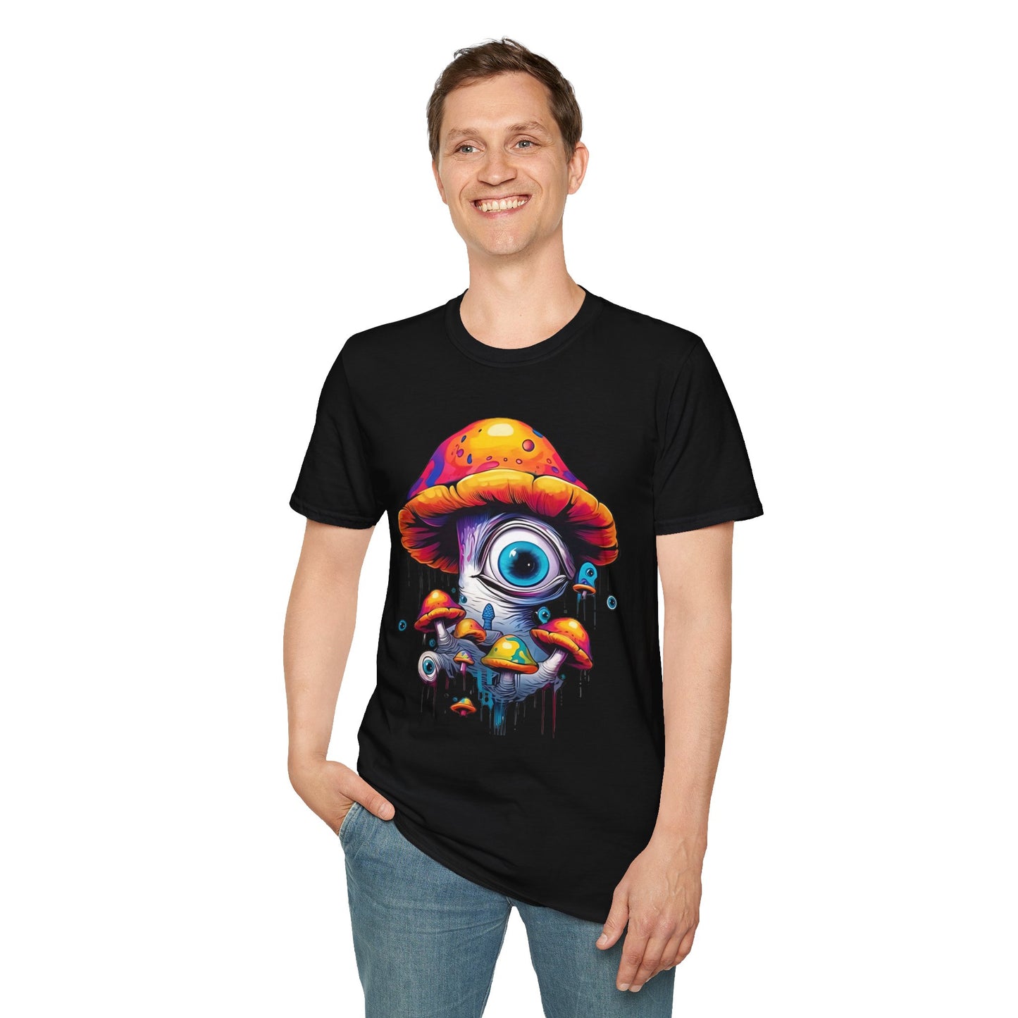 Mashroom Tee Shirt, Mashroom Shirt, Shirt with Funny Mashroom, Shirt with Fungus