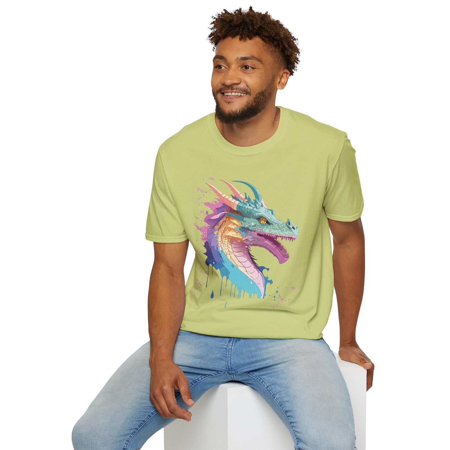 Dragon T Shirt, Dragon Shirt, Shirt with Animals, Animal Shirt