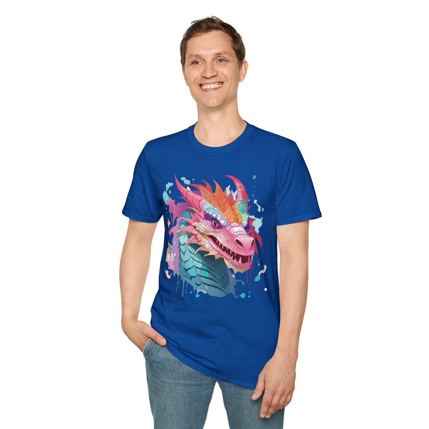 Dragon T Shirt, Dragon Shirt, Shirt with Animals, Animal Shirt