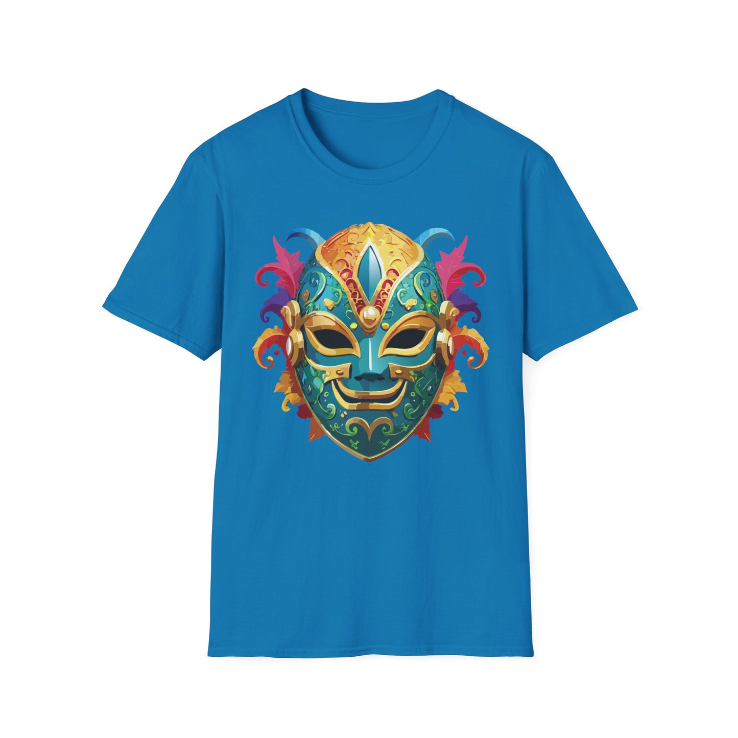 Mask Tee Shirt, Mask Shirt, Shirt with Mask, Masquerade Tees