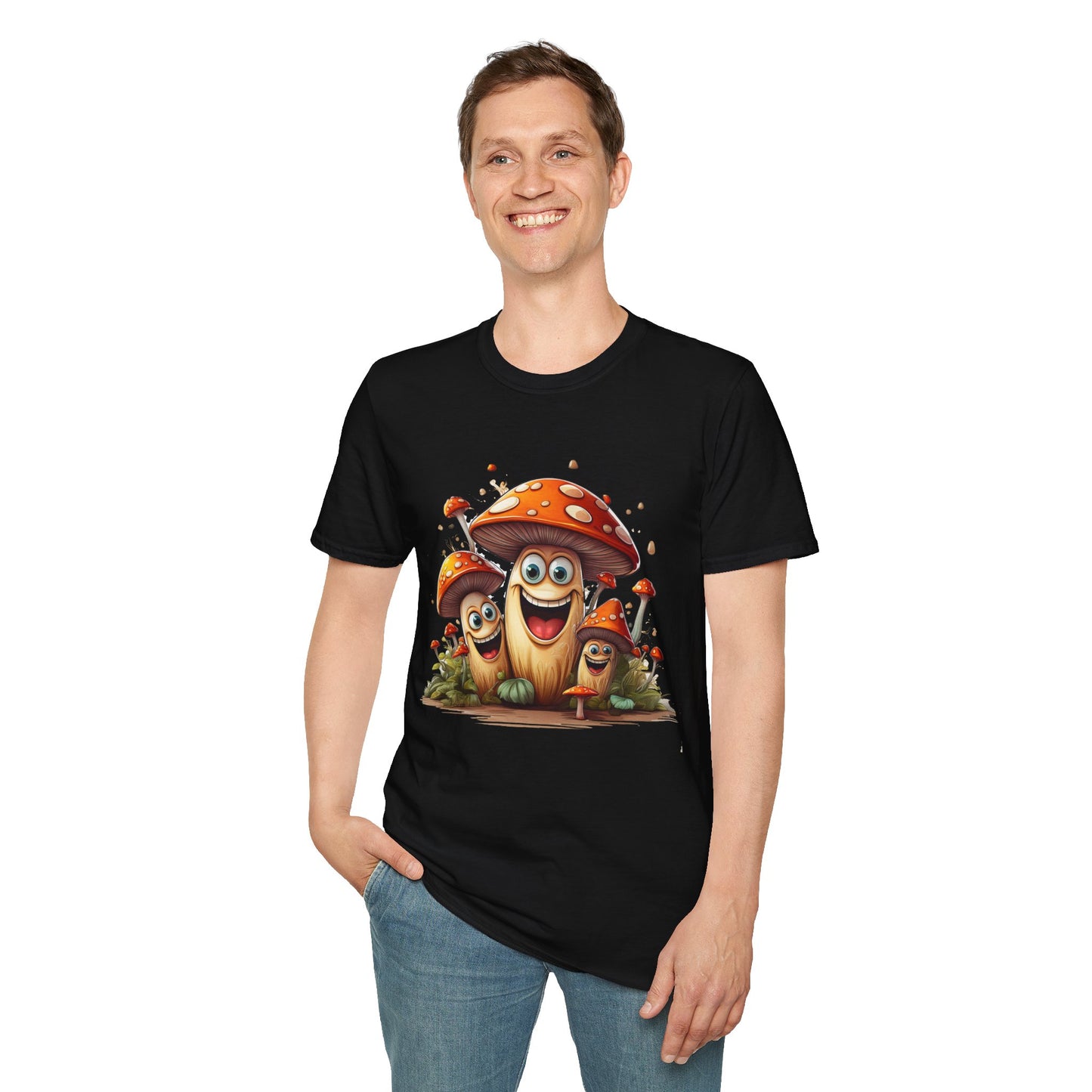 Mashroom Tee Shirt, Mashroom Shirt, Shirt with Funny Mashroom, Shirt with Fungus