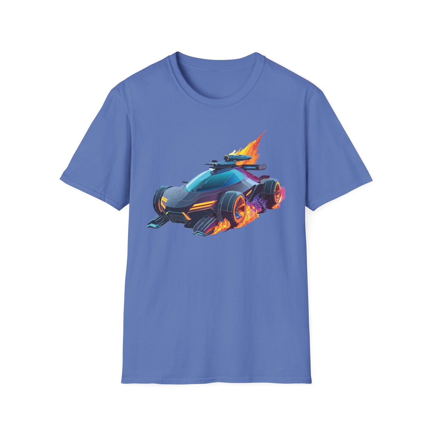 Unisex Car T Shirt Hot Wheels Cars Shirt 100 Percent Ring Spun Cotton Gildan Softstyle Tee
