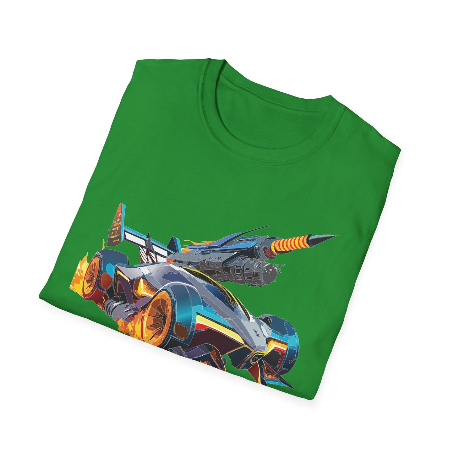 Unisex Car T Shirt Softstyle Cotton Tee With Car Design Hot Wheels Graphic Tee For Men And Women