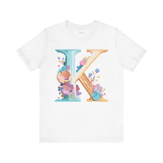 Letter Shirt, Letter K Shirt