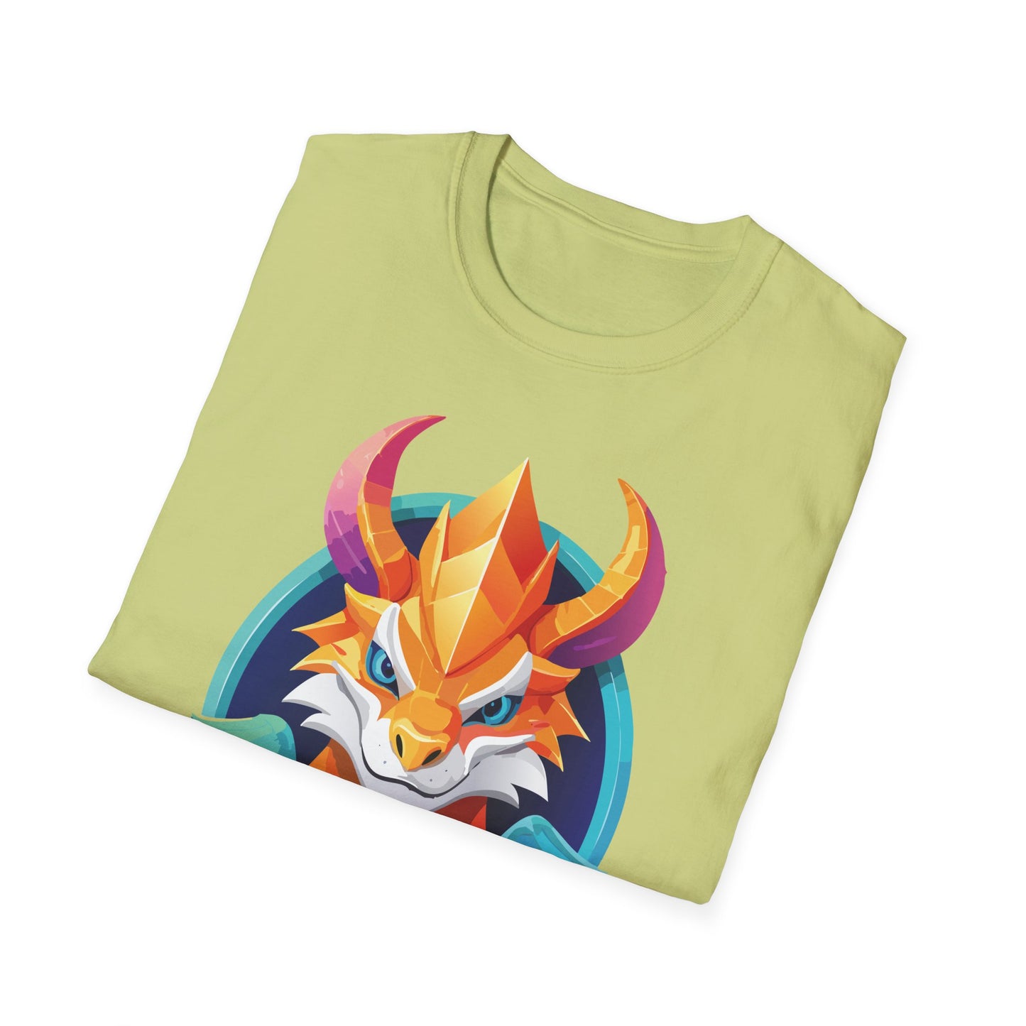 Dragon T Shirt Unisex Gildan Softstyle 64000 Comfortable Cotton Tee With Animal Design