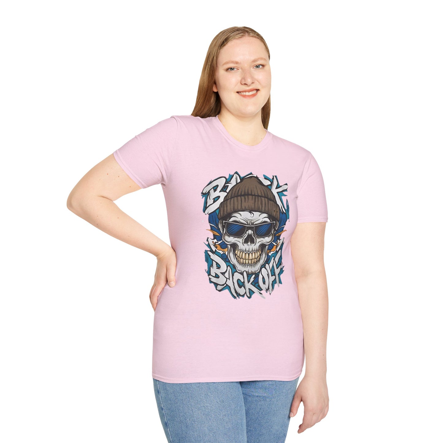 Gildan Softstyle Skull Tee Shirt Unisex Skeleton Design 100 Percent Cotton Graphic Tee