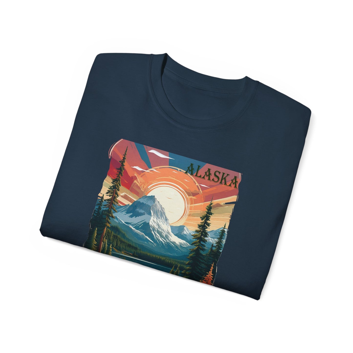 Alaska Graphic Unisex Cotton T‑Shirt 4