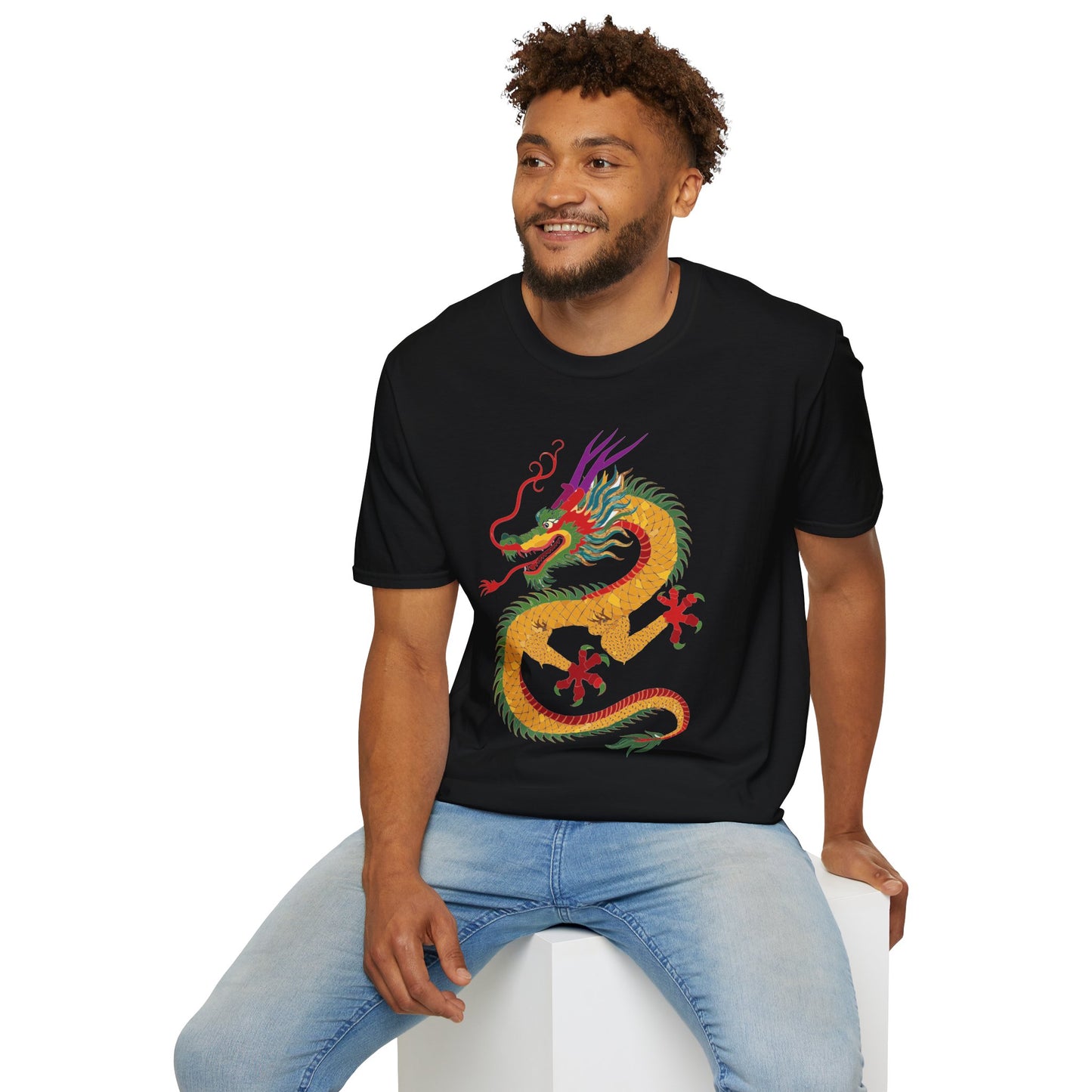 Dragon T Shirt, Dragon Shirt, Shirt with Animals, Animal Shirt