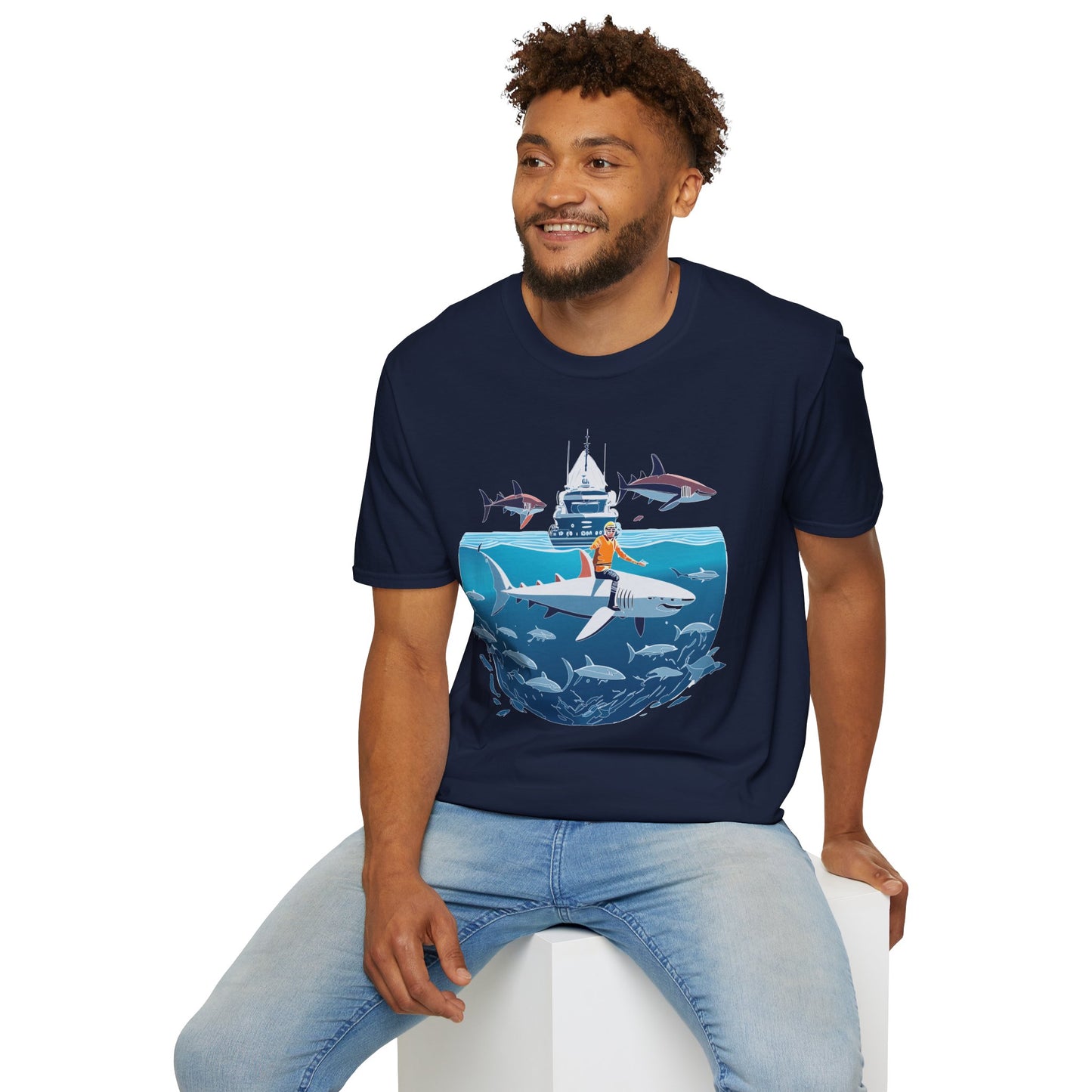 Ocean Tee Shirt, Ocean Shirt, Shirt with Ocean, U boat Tees, Shirt with U-Boat