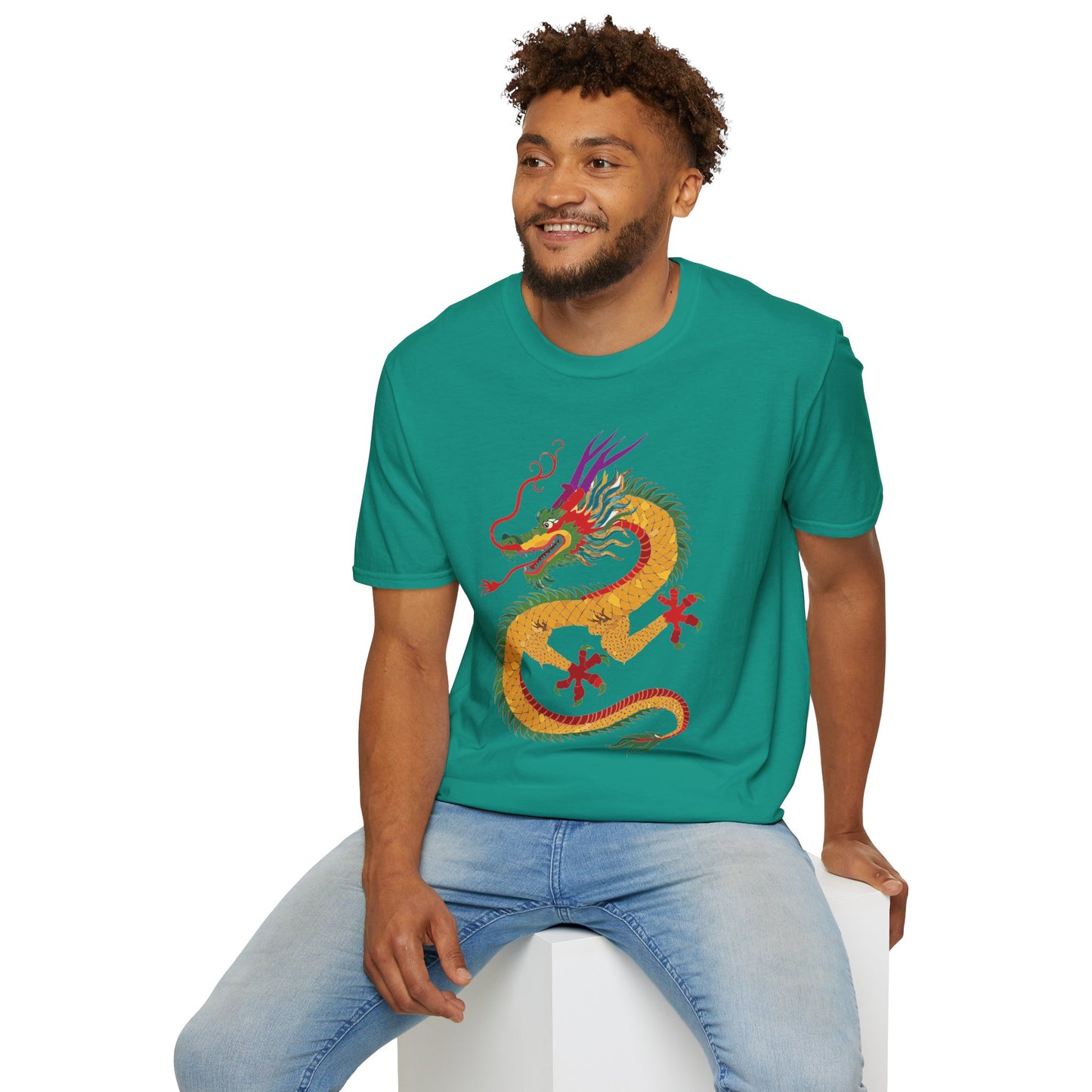 Dragon T Shirt, Dragon Shirt, Shirt with Animals, Animal Shirt