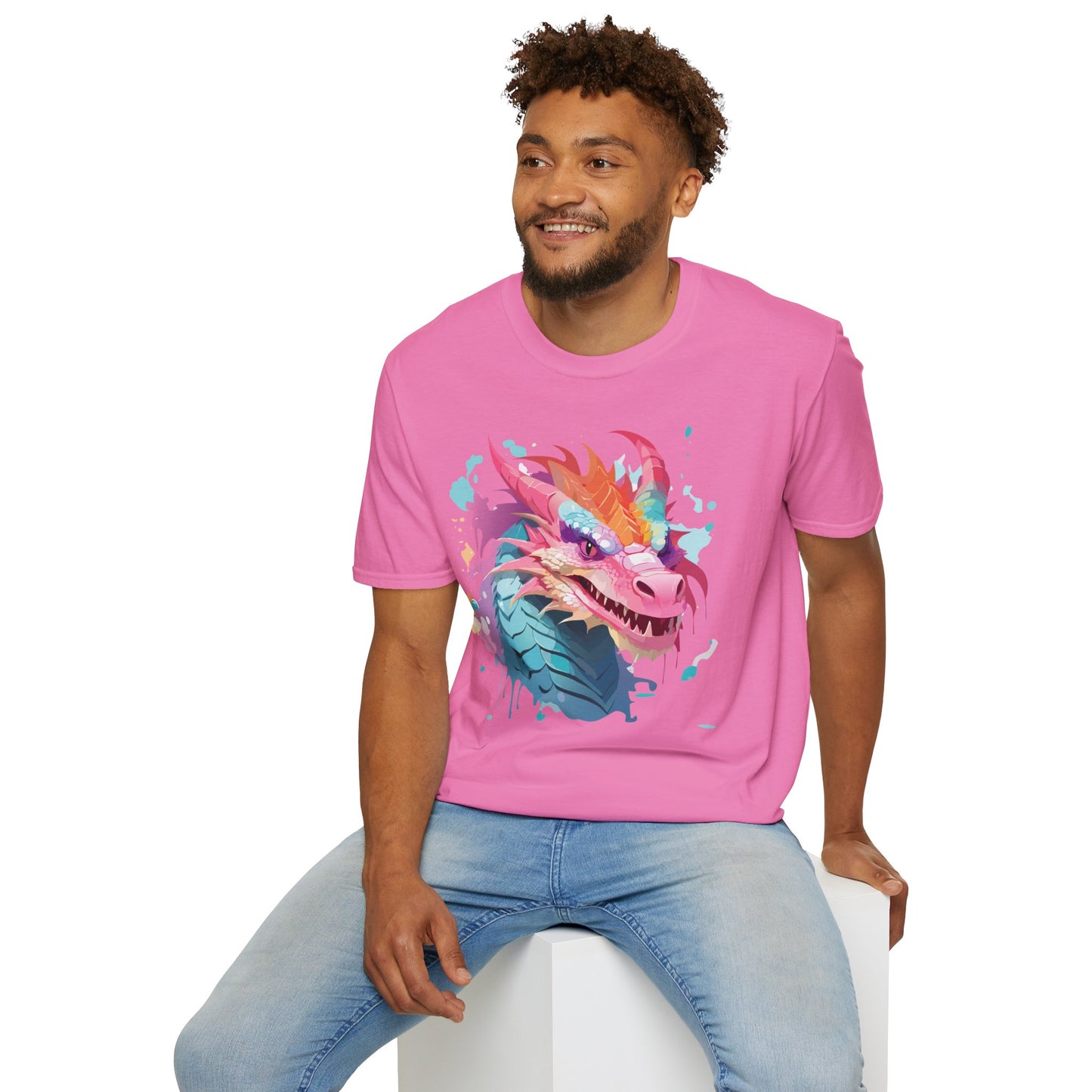 Dragon T Shirt, Dragon Shirt, Shirt with Animals, Animal Shirt
